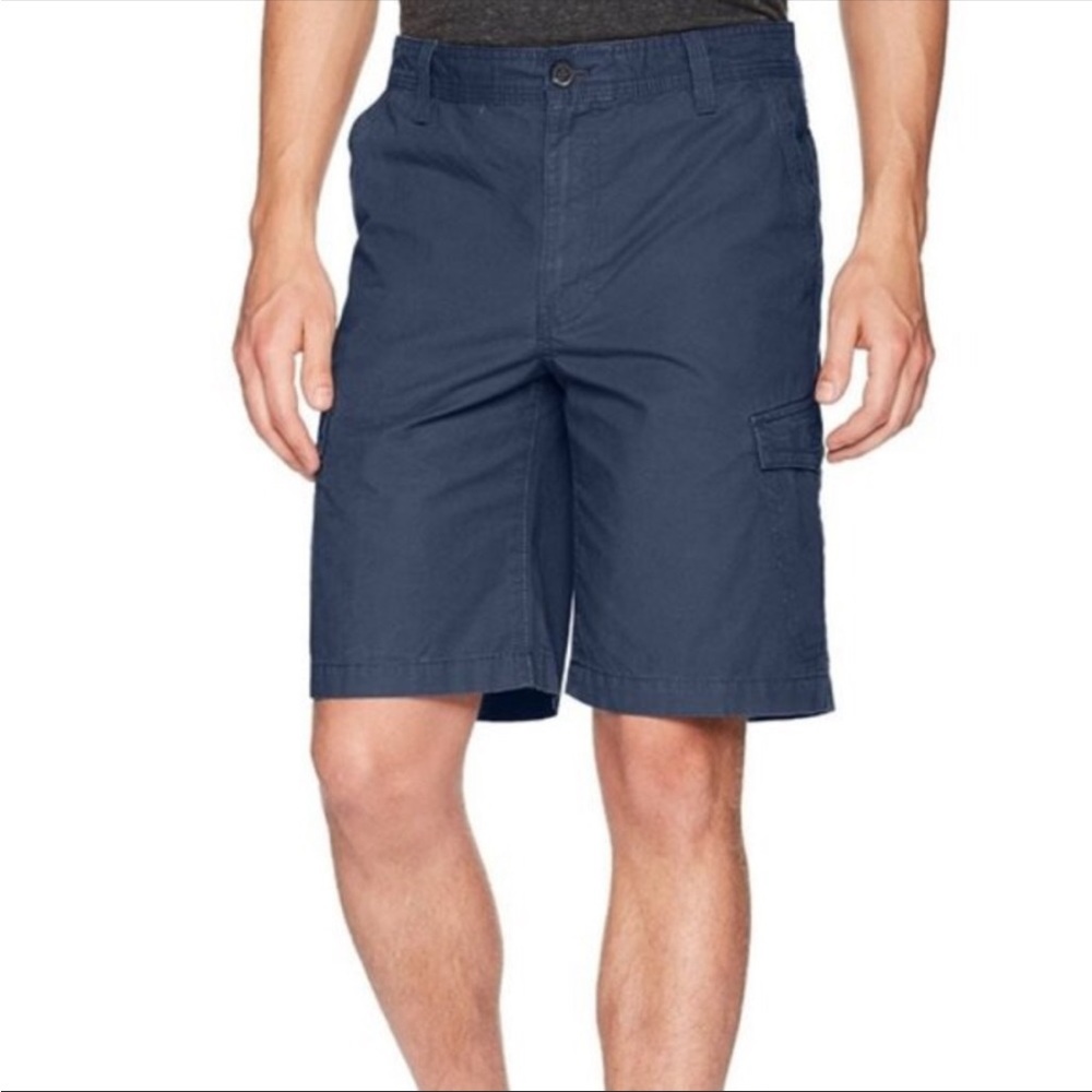 G.H Bass & Co. 32W x 10L Blue Flex Waistband Stretch Cargo Shorts